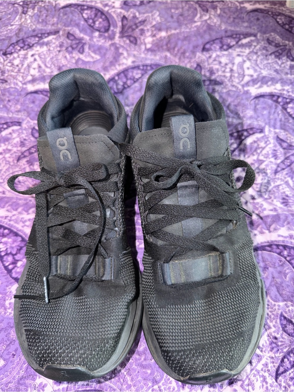 On Cloudnova Sneakers Womens Black Running Shoes